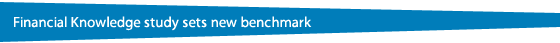 Financial Knowledge study sets new benchmark
