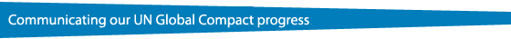 Communicating our UN Global Compact progress