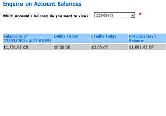 Balance Enquiry