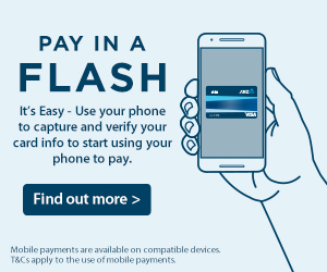 Pay in a flash.